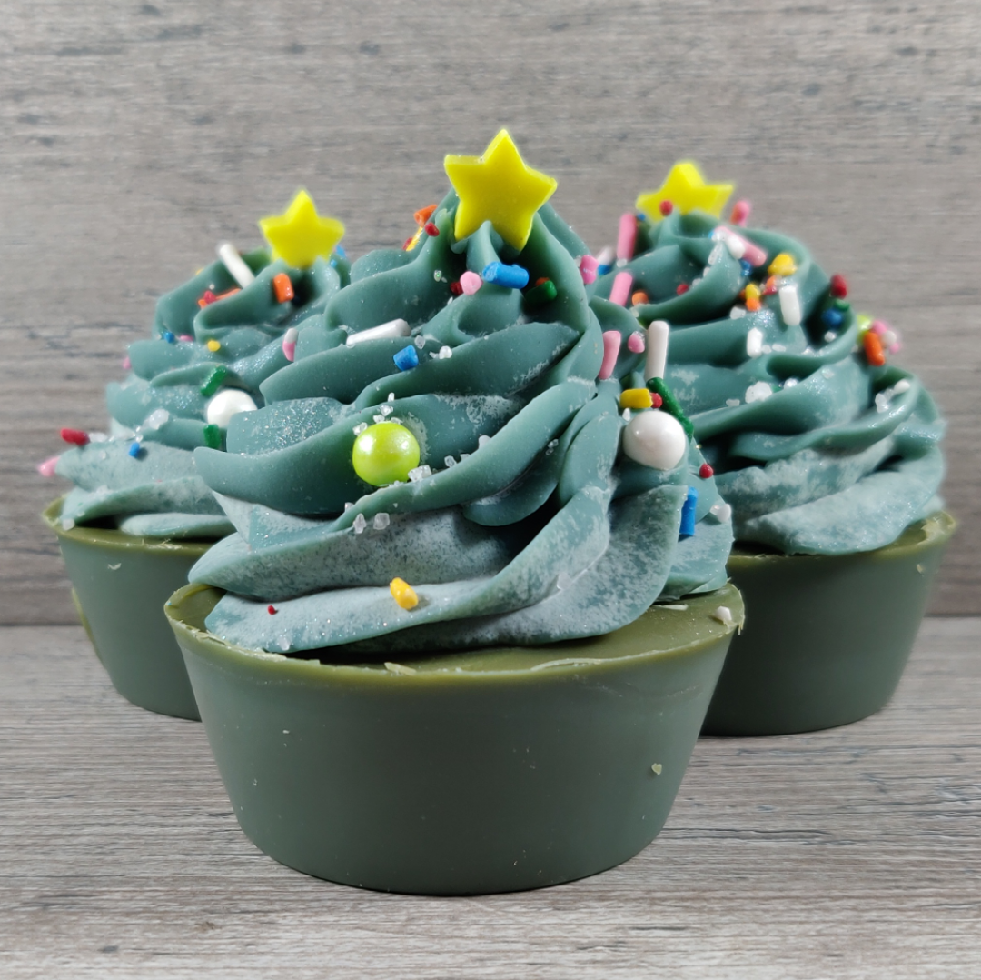 Soap - Cupcake - Oh Christmas Tree