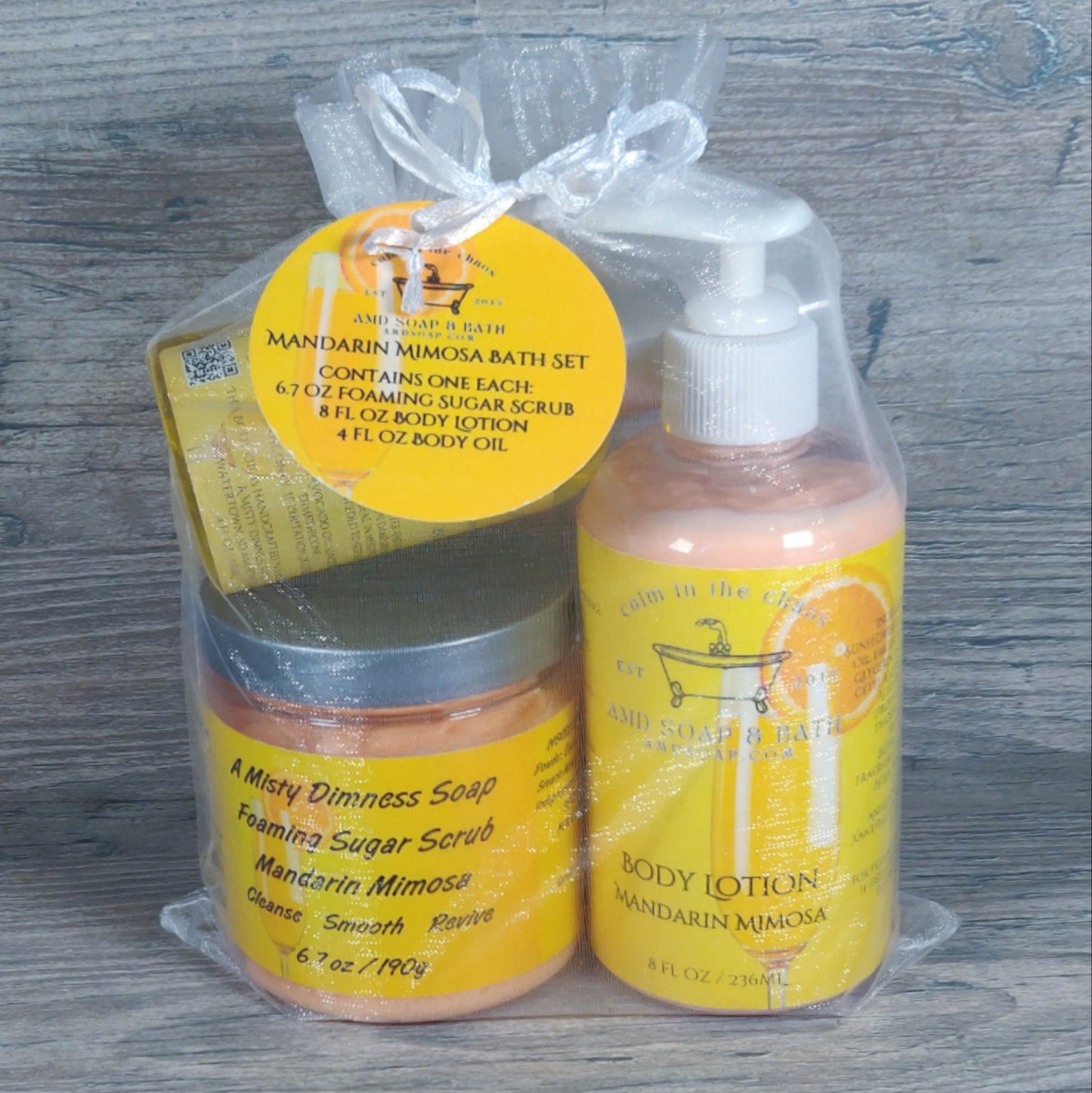 Mandarin Mimosa Scented Luxury Mini Gift Set