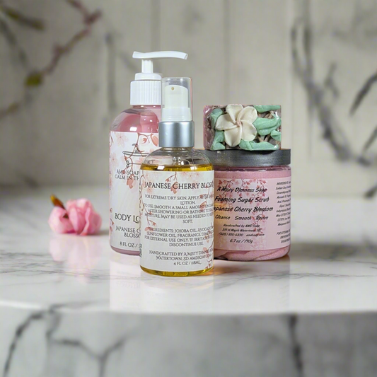 Japanese Cherry Blossom Scented Luxury Gift Set
