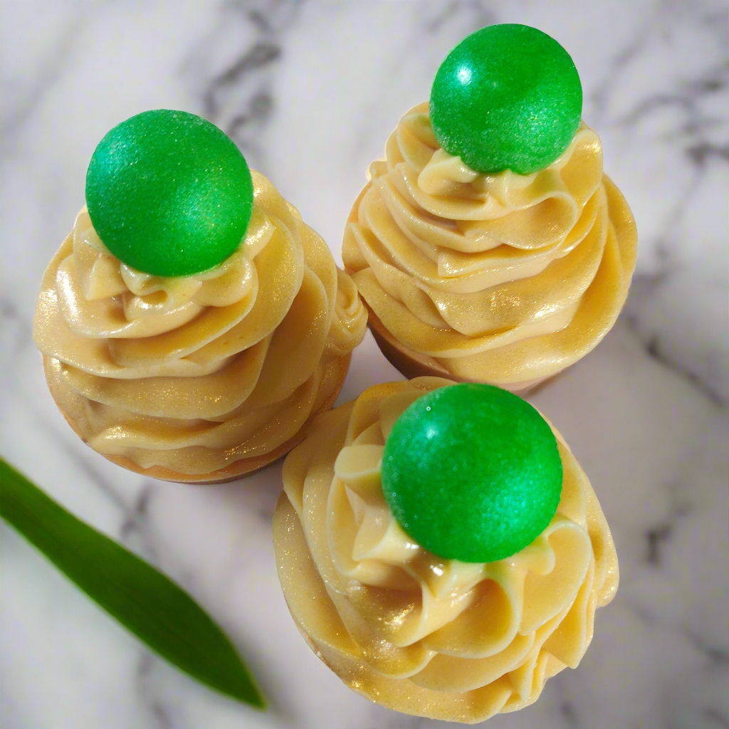 Golden Pineapple Cupcake Soap