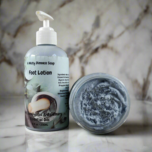 Foaming Foot Scrub + Lotion Set