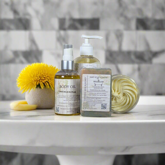 Dandelion Pear Scented Luxury Gift Set