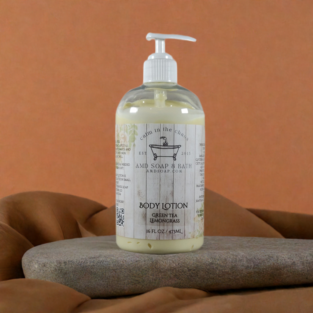 Green Tea Lemongrass Scented Body Lotion {sale}