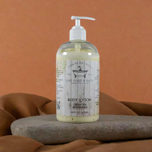 Green Tea Lemongrass Scented Body Lotion {sale}