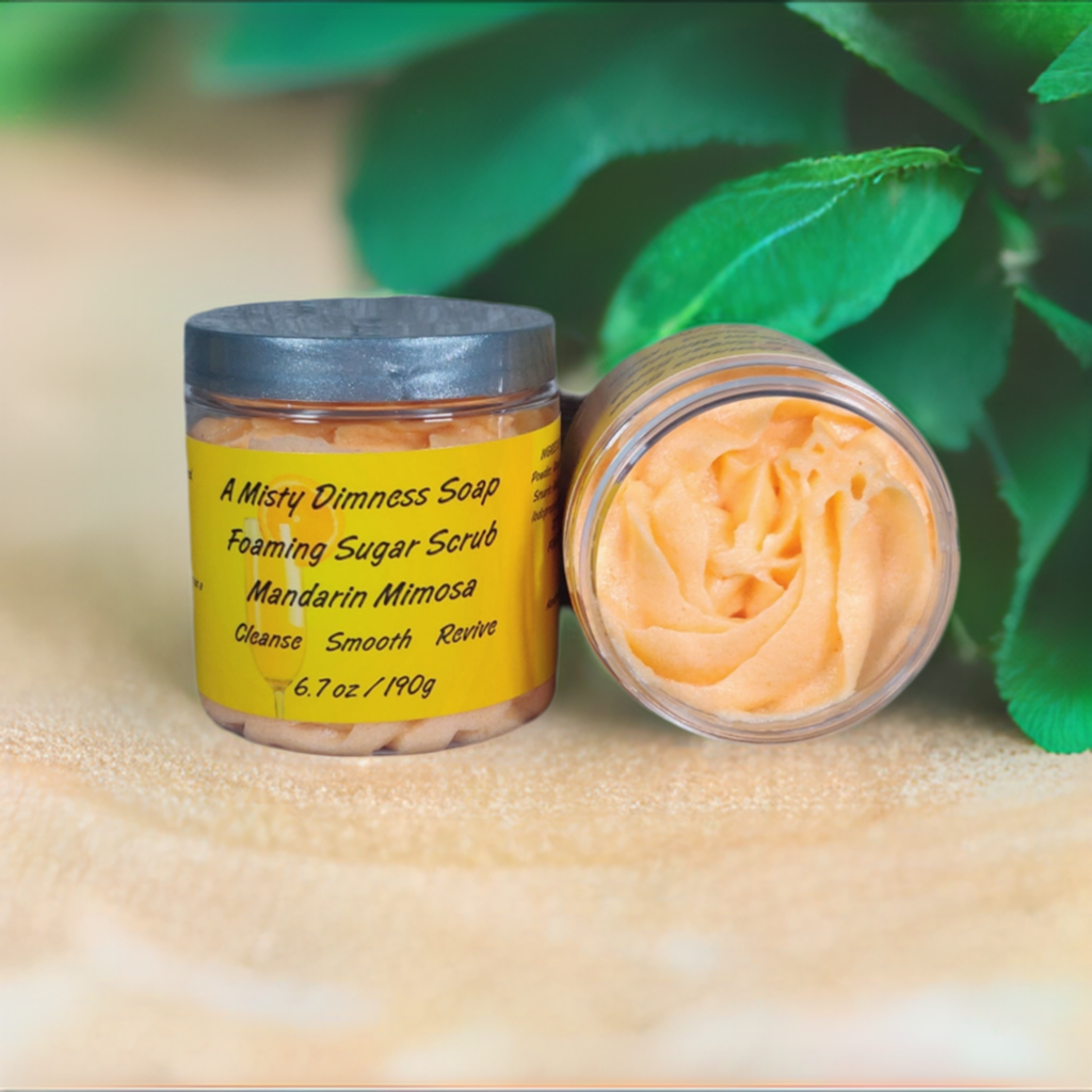 Mandarin Mimosa Scented Foaming Sugar Scrub
