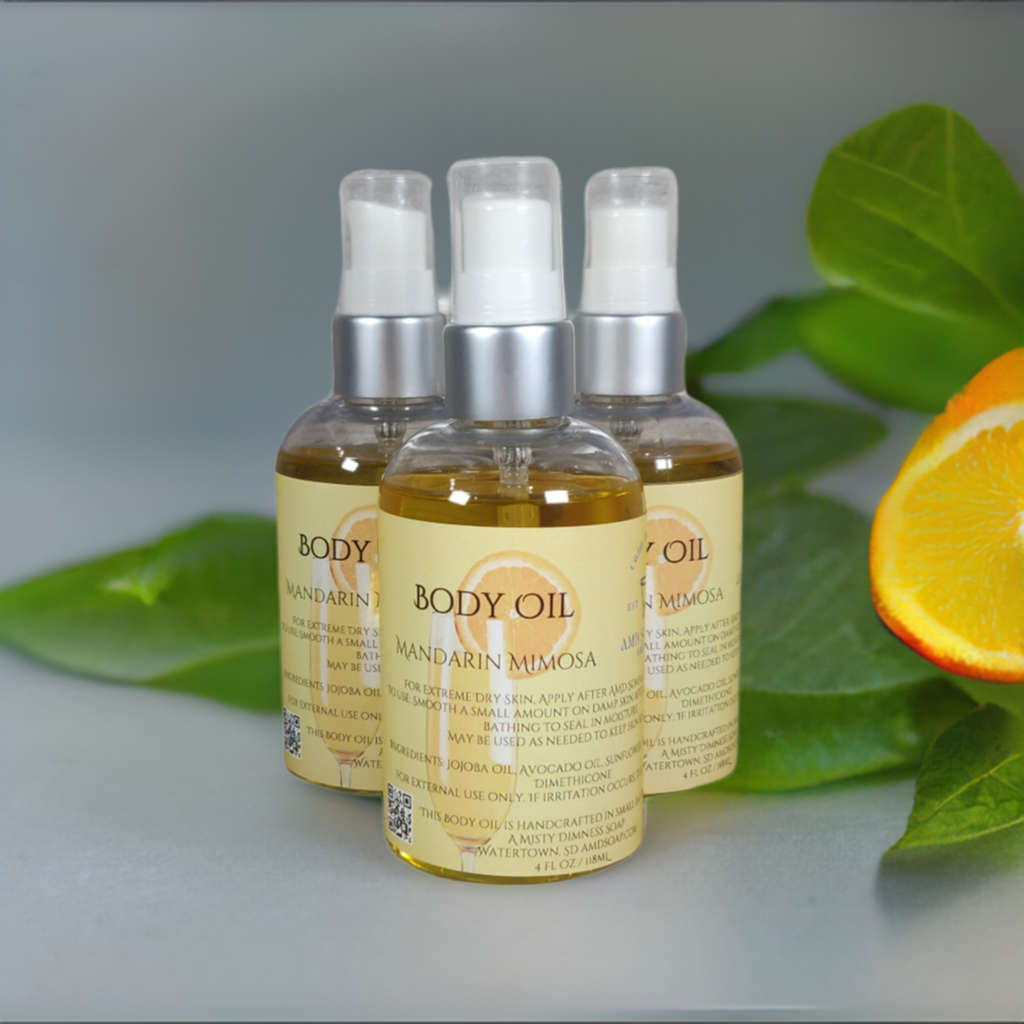 Mandarin Mimosa Scented Body Oil