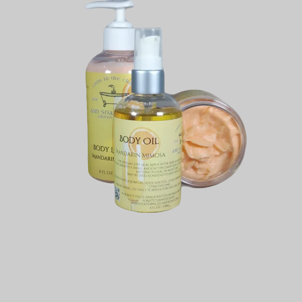 Mandarin Mimosa Scented Luxury Mini Gift Set