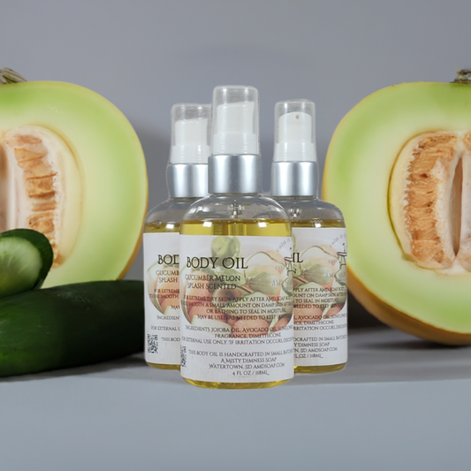 Cucumber Melon Splash Scented Body Oil