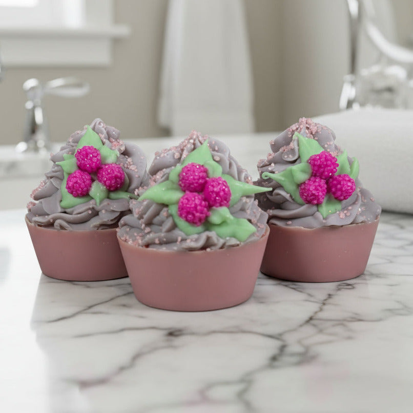 Pixie Petals Cupcake Soap