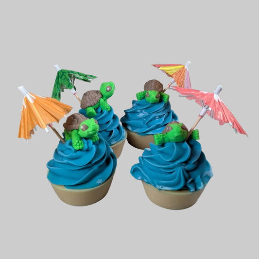 Turtle Beach Cupcake Soap