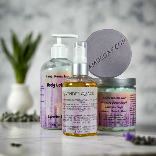 Lavender & Sage Scented Luxury Gift Set