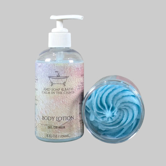 Sel de Mer Scented Scrub + Lotion Set