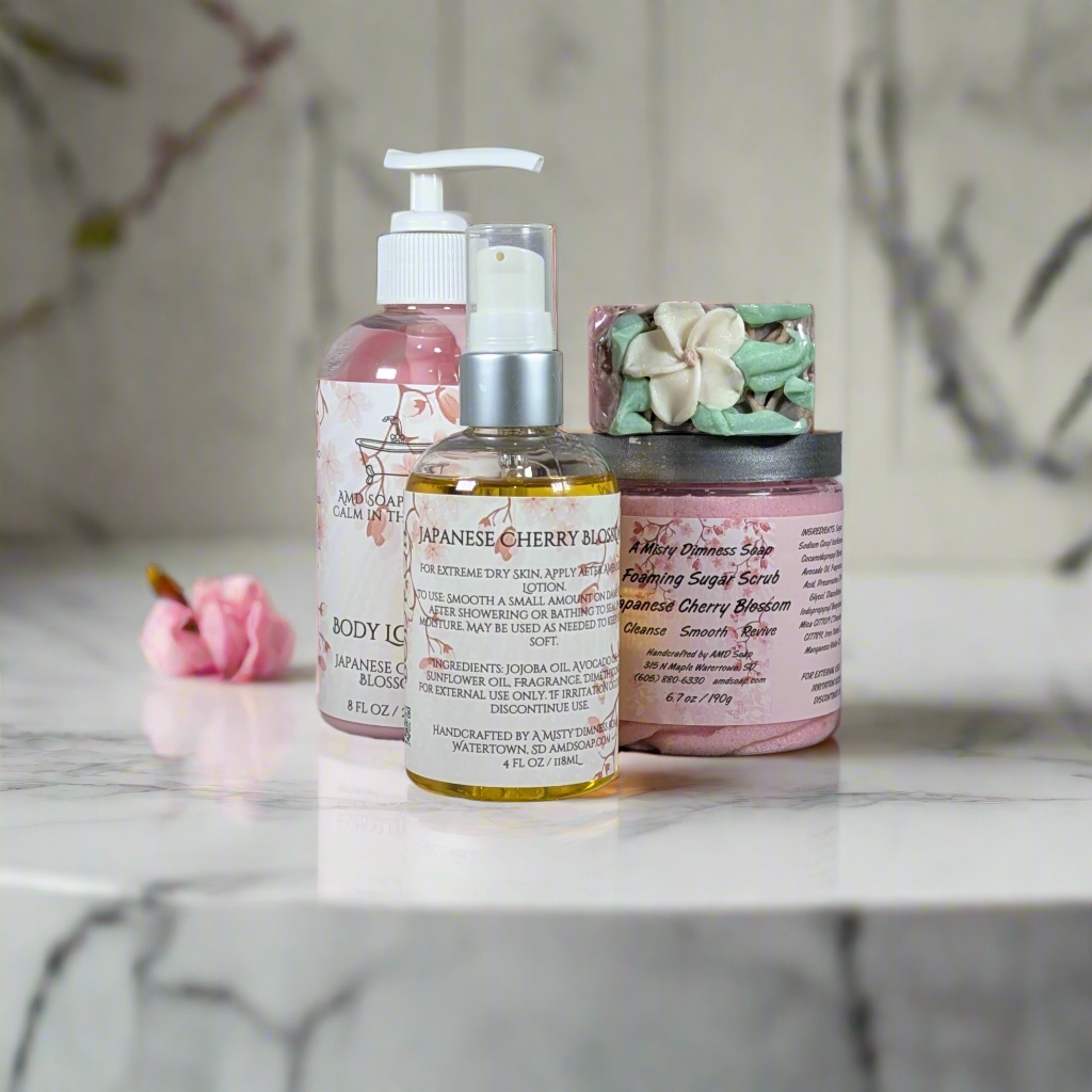Japanese Cherry Blossom Scented Luxury Gift Set