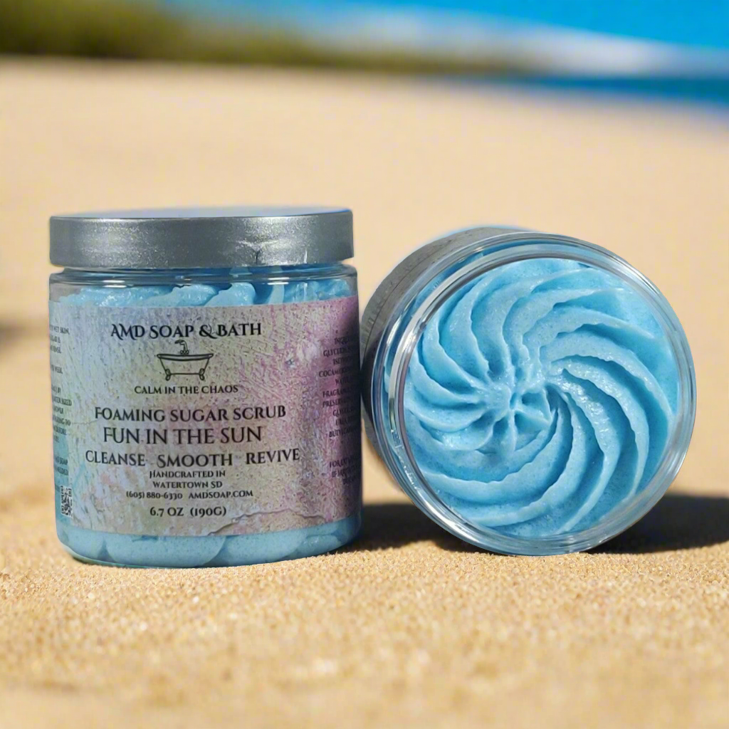 Fun in the Sun Scented Foaming Sugar Scrub