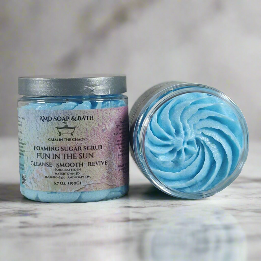 Fun in the Sun Scented Foaming Sugar Scrub