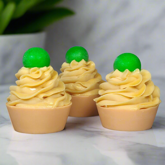 Golden Pineapple Cupcake Soap