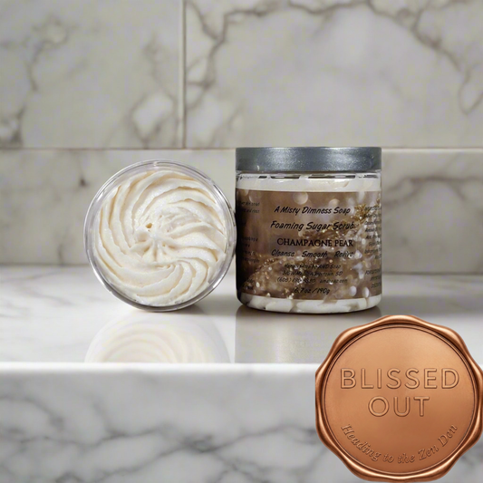 Champagne Pear Scented Foaming Sugar Scrub {Bargain Bin}