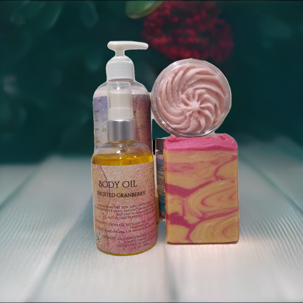 Frosted Cranberry Scented Luxury Gift Set