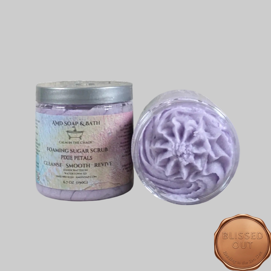 Pixie Petals Scented Foaming Sugar Scrub