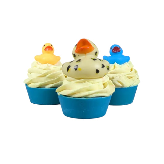 Just Duckin' Adorable Cupcake Soap