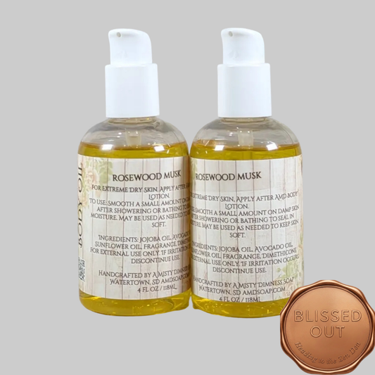 Rosewood Musk Scented Body Oil