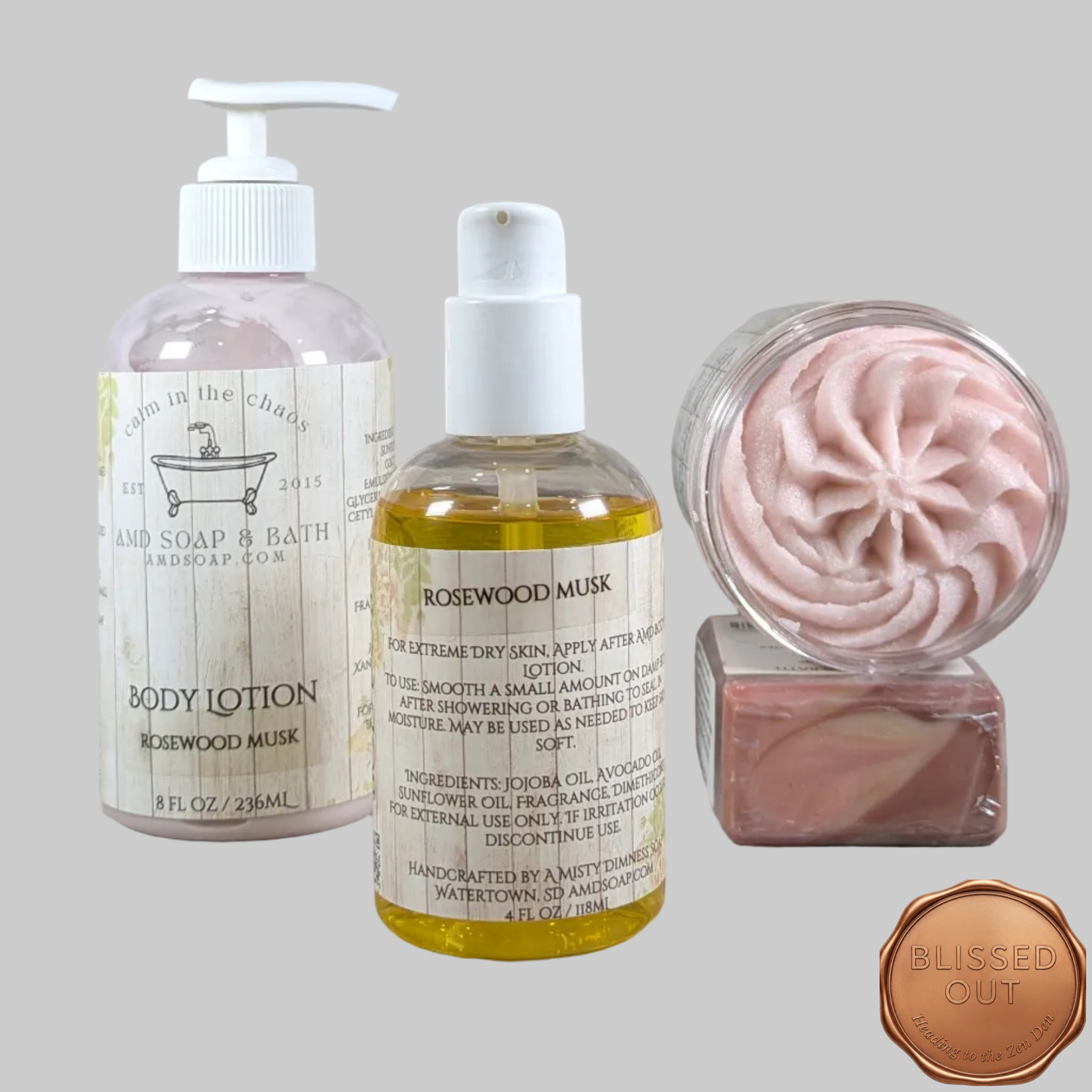 Rosewood Musk Scented Luxury Set